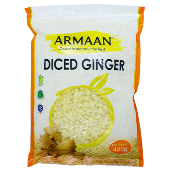Armaan Diced Ginger 400g @SaveCo Online Ltd