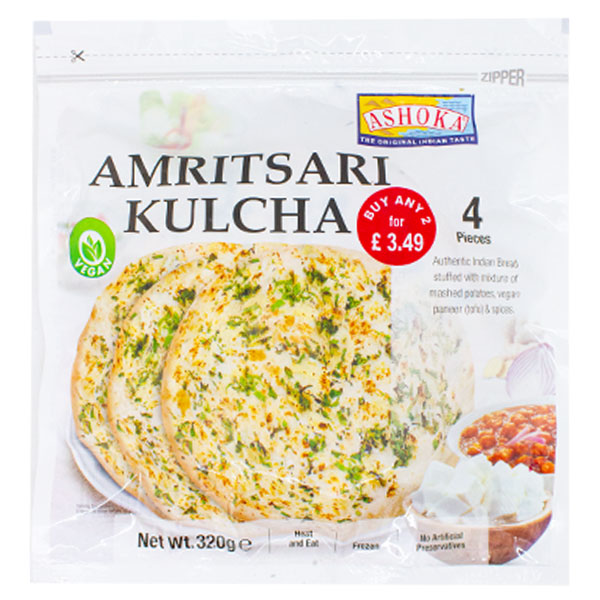 Ashoka Amritsari Kulcha 4pk @SaveCo Online Ltd