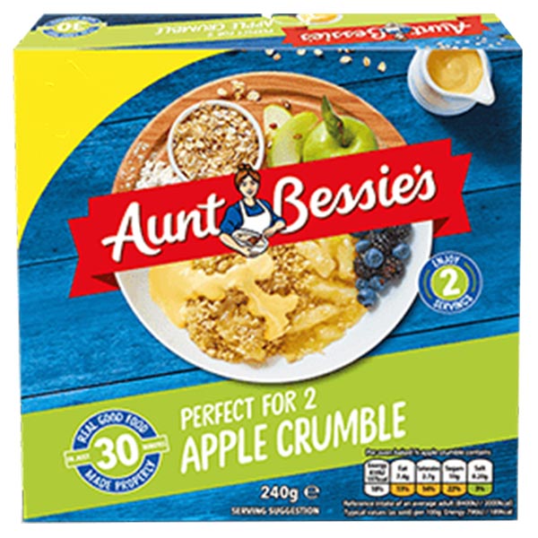 Aunt Bessies Apple Crumble 500g @SaveCo Online Ltd