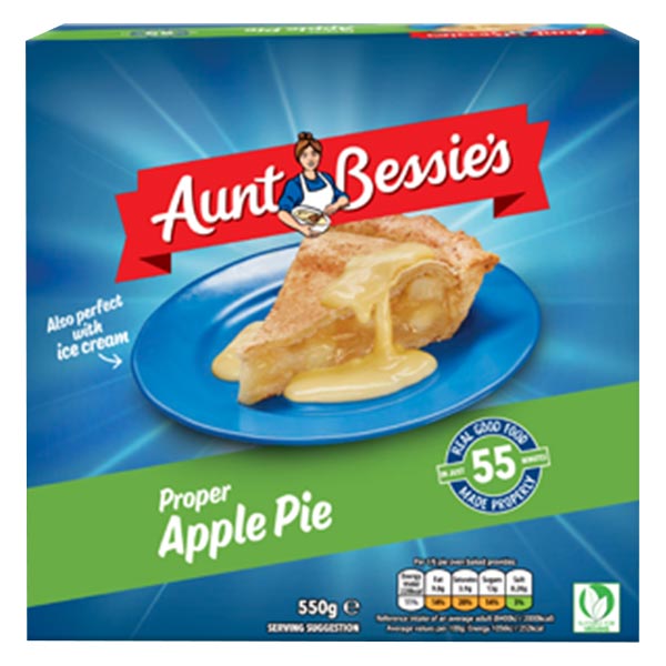 Aunt Bessies Apple Pie 550g @SaveCo Online Ltd