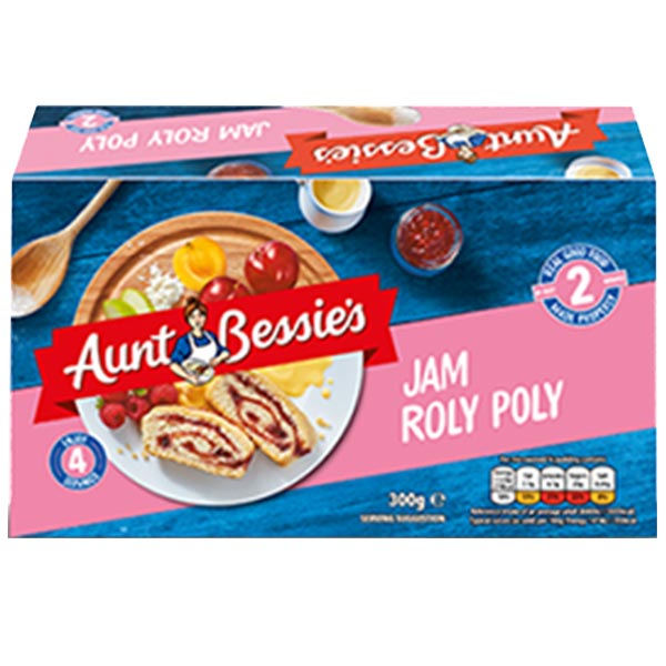 Aunt Bessies Jam Rolly Poly 300g @SaveCo Online Ltd