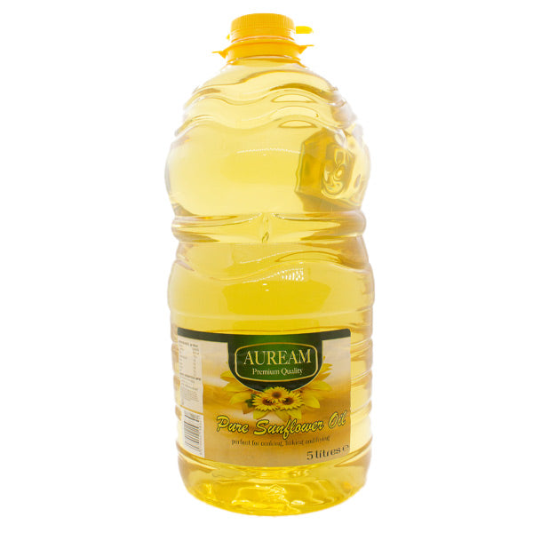 Auream Pure Sunflower Oil 5ltr @SaveCo Online Ltd