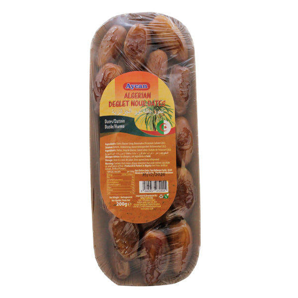 Aycan Algerian Deglet Nour Dates 200g @SaveCo Online Ltd