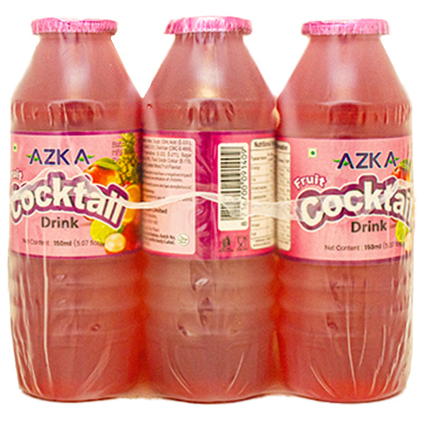 Azka Fruit Cocktail Drink 6x150ml @SaveCo Online Ltd