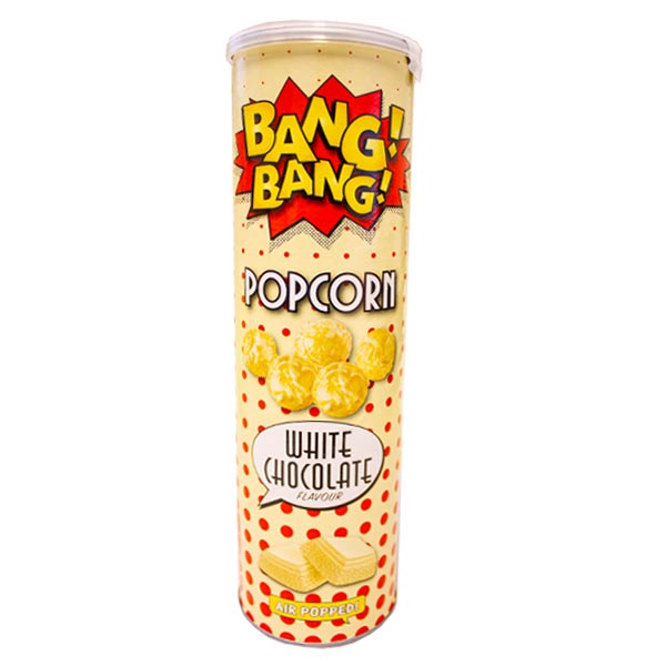 Bang Bang Popcorn White Chocolate 85g @SaveCo Online Ltd
