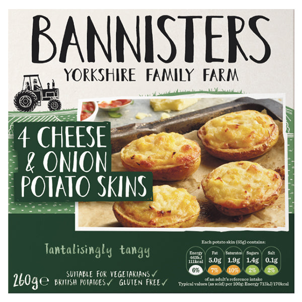 Bannisters 4 Cheese & Onion Potato @SaveCo Online Ltd
