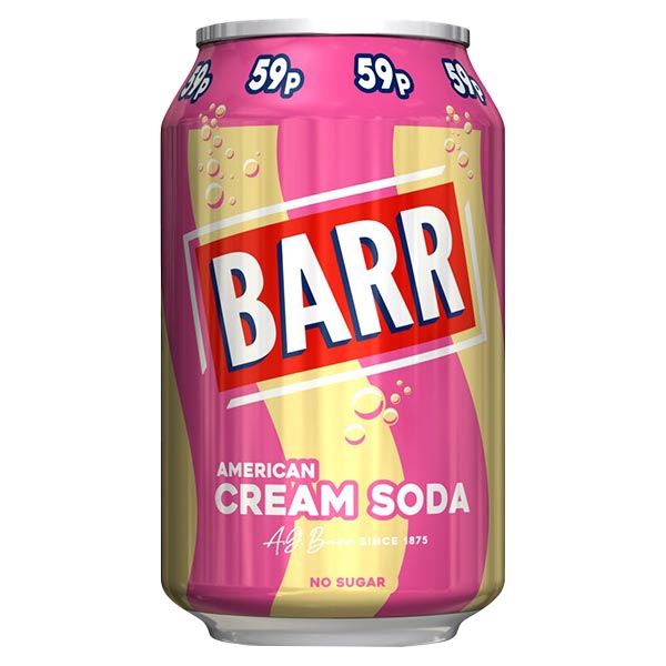 Barr Cream Soda 330ml @SaveCo Online Ltd