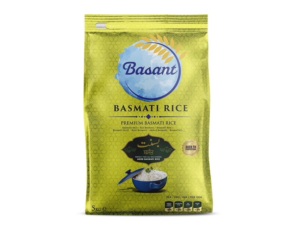 Basant Basmati Rice 5kg @SaveCo Online Ltd
