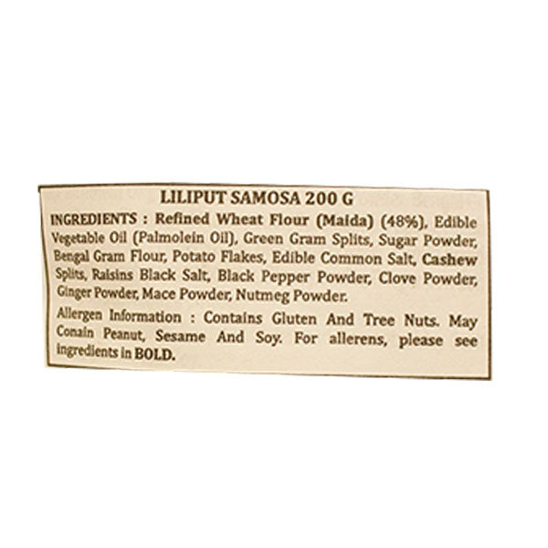 Bc Lilliput Samosa 200g @SaveCo Online Ltd