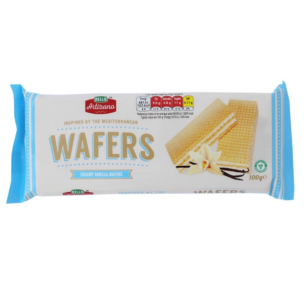 Bello Artizano Creamy Vanilla Wafers MULTI-BUY OFFER 2 For £1 @SaveCo Online Ltd