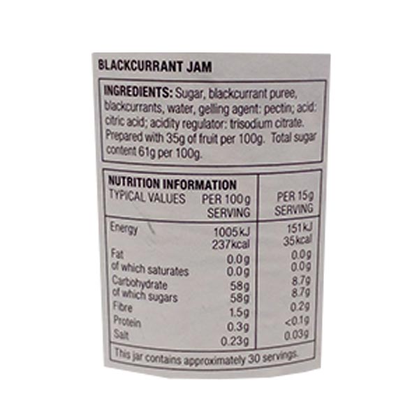 Best-in Blackcurrant Jam 454g @SaveCo Online Ltd