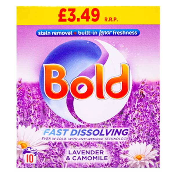 Bold All Washing Powder Lavender & Camomile 10w @SaveCo Online Ltd