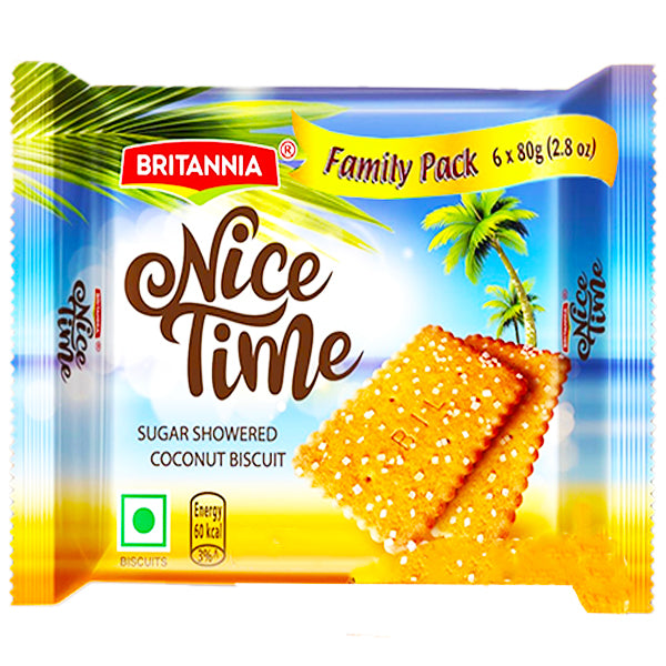 Britannia Nice Time Family Pack 6x80g @SaveCo Online Ltd
