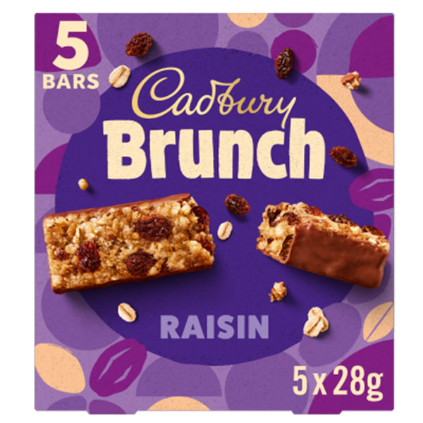 Cadbury Brunch Raisin 5 Bars @SaveCo Online Ltd