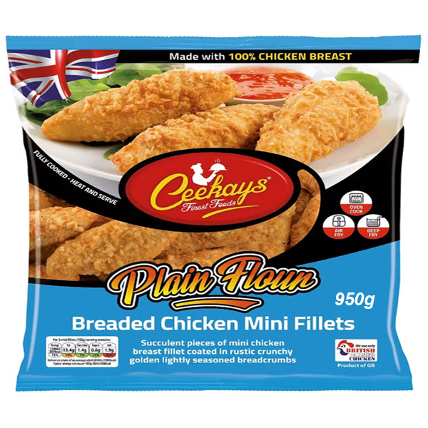 Ceekays Plain Flour Breaded Chicken Mini Fillets @SaveCo Online Ltd