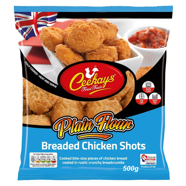 Ceekays Plain Flour Breaded Chicken Shots 500g @SaveCo Online Ltd