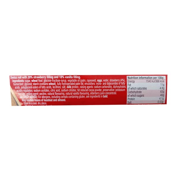 Coronet Strawberry Swiss Roll 300g @SaveCo Online Ltd