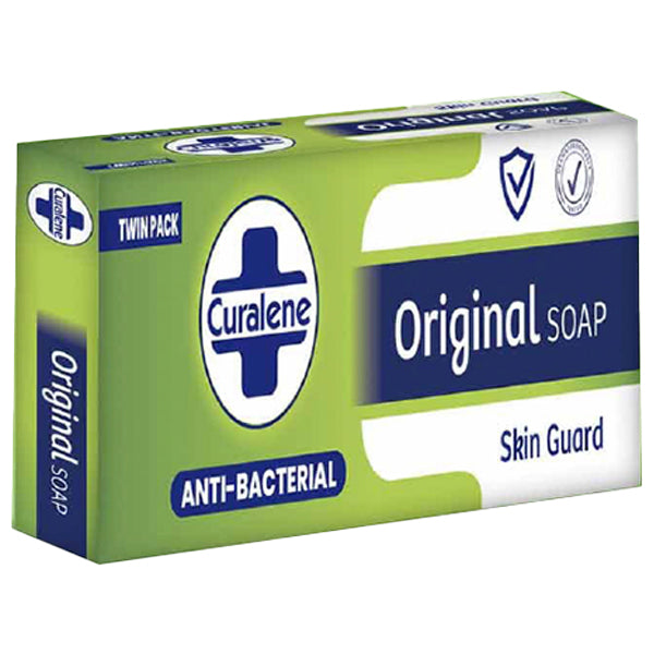 Curalene Anti-Bacterial Original Soap Twin Pack @SaveCo Online Ltd