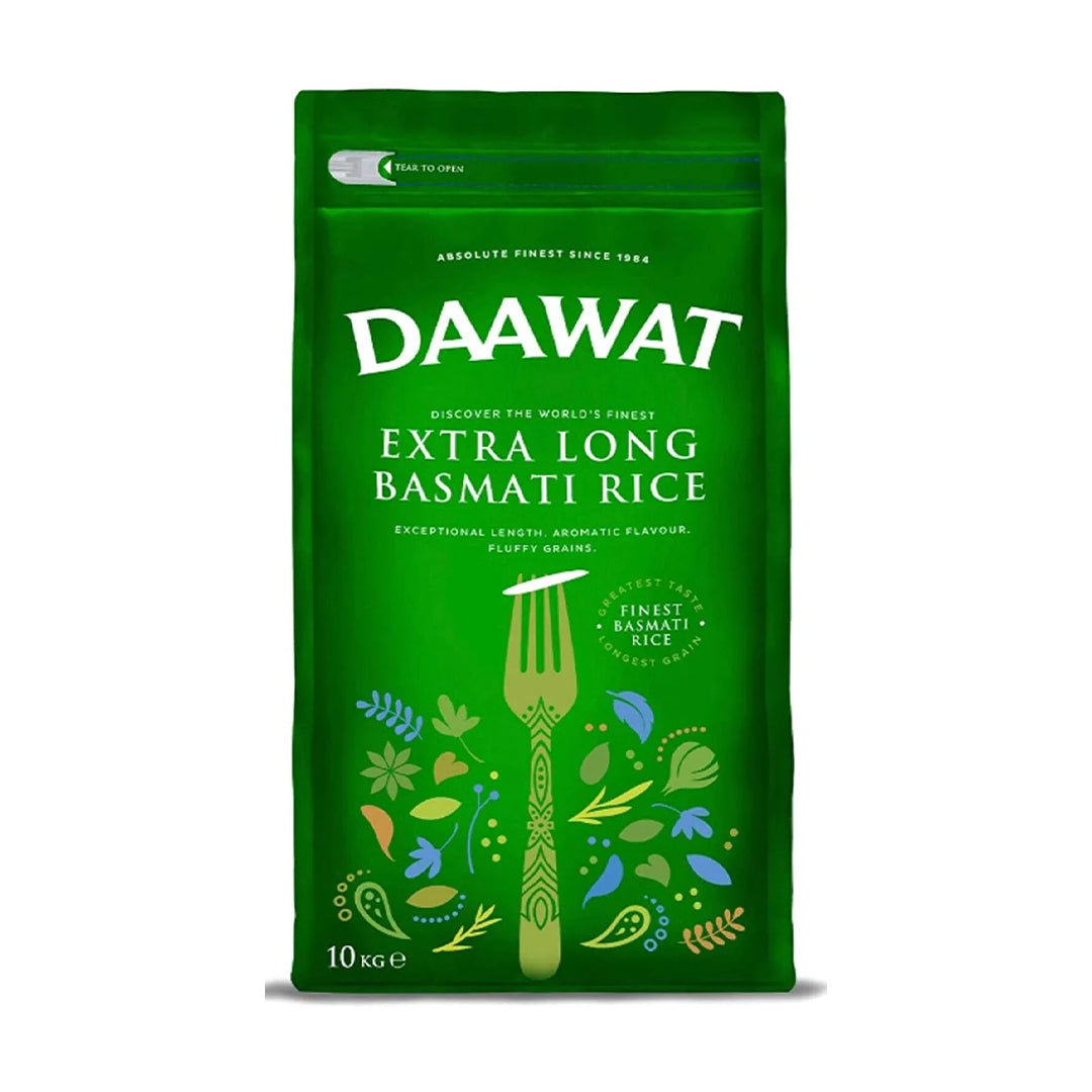 Daawat Extra Long Basmati Rice 10kg @SaveCo Online Ltd