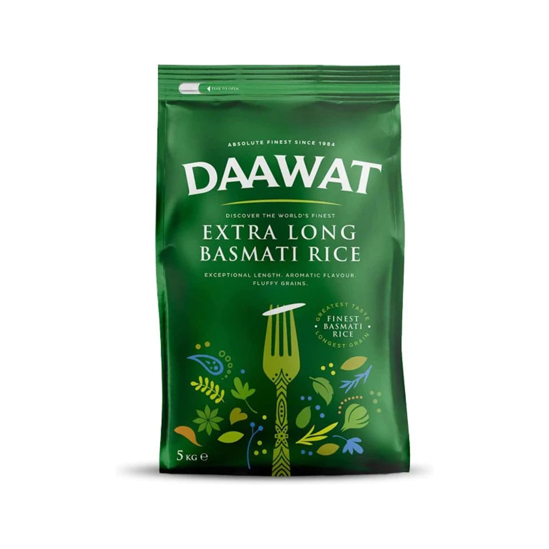 Daawat Extra Long Basmati Rice 5kg @SaveCo Online Ltd