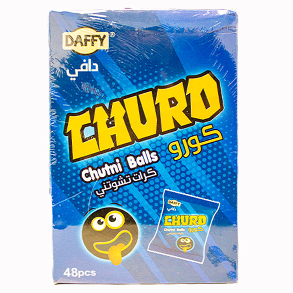 Daffy Churo Chutni Balls 48pk @SaveCo Online Ltd