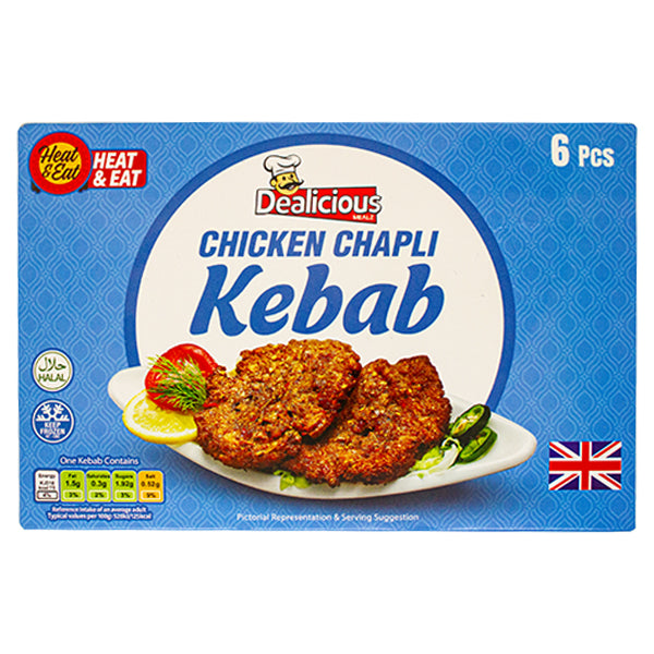 Dealicious Mealz 6s Chicken Chapli Kebab @SaveCo Online Ltd