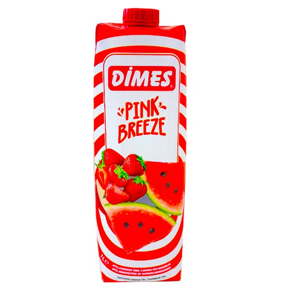 Dimes Pink Breeze Apple-Strawberry Drink Flavoured with Watermelon 1L  @SaveCo Online Ltd