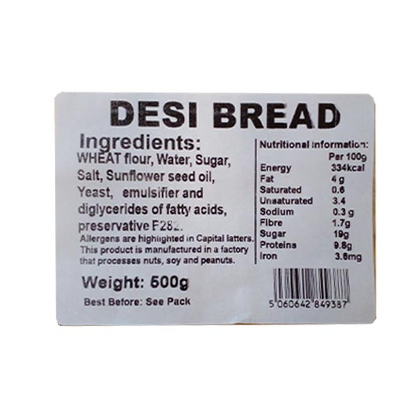 Desi Bread 500g @SaveCo Online Ltd