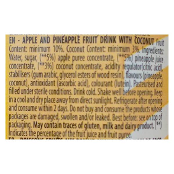 Dimes Island Breeze Apple & Pineapple Fruit Drink with Coconut 1L @SaveCo Online Ltd