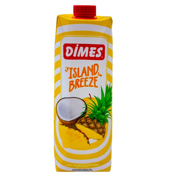 Dimes Island Breeze Apple & Pineapple Fruit Drink with Coconut 1L @SaveCo Online Ltd