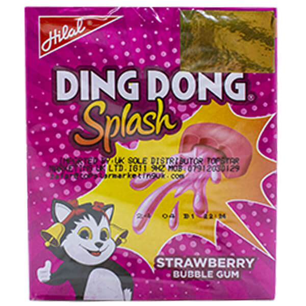 Ding Dong Strawberry Bubblegum 24pk @SaveCo Online Ltd