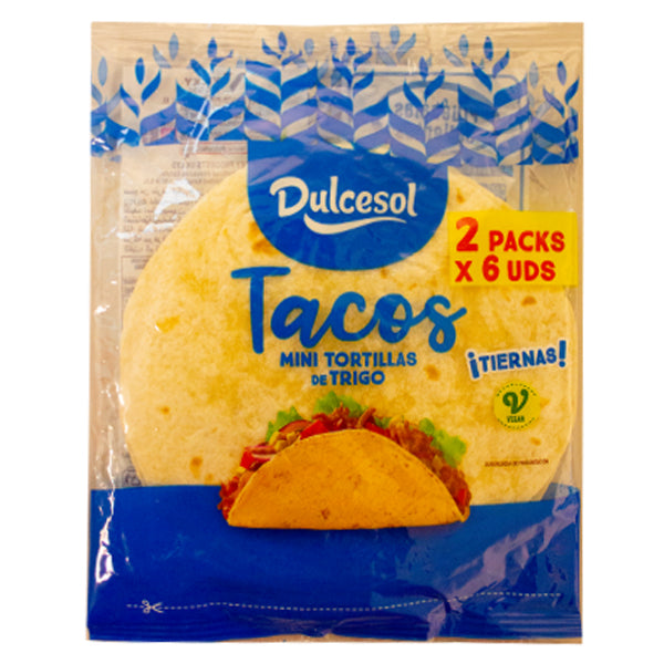 Dulcesol 6 Tacos Mini Tortillas 15Cm @SaveCo Online Ltd