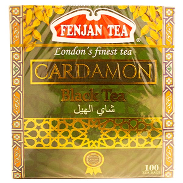 Fenjan Tea 100 Cardamon Black Tea Bags @SaveCo Online Ltd