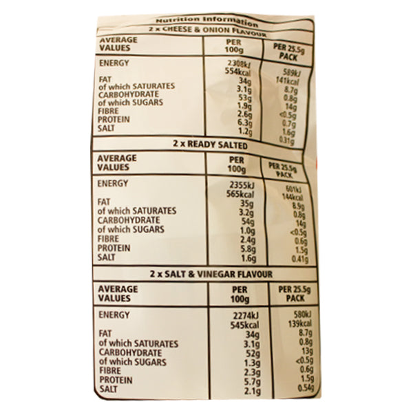 Frisps Variety Pack 6 Pack @SaveCo Online Ltd