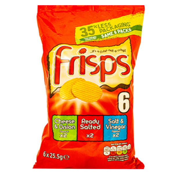 Frisps Variety Pack 6 Pack @SaveCo Online Ltd