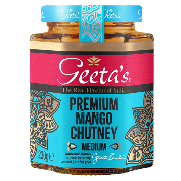 Geeta's Premium Mango Chutney Medium 230g 