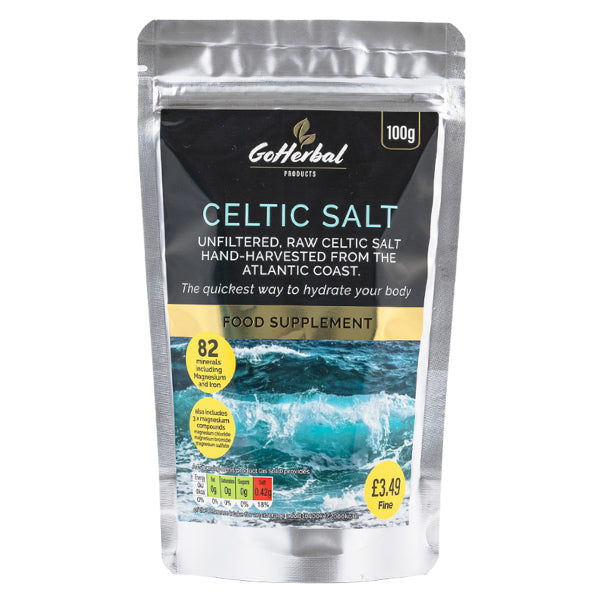 Go Herbal Celtic Salt 100g @SaveCo Online Ltd