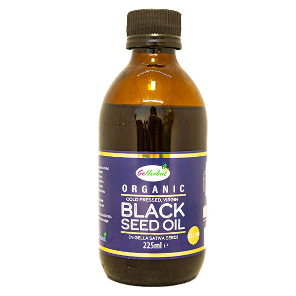 Go Herbal Organic Black Seed Oil 225ml @SaveCo Online Ltd