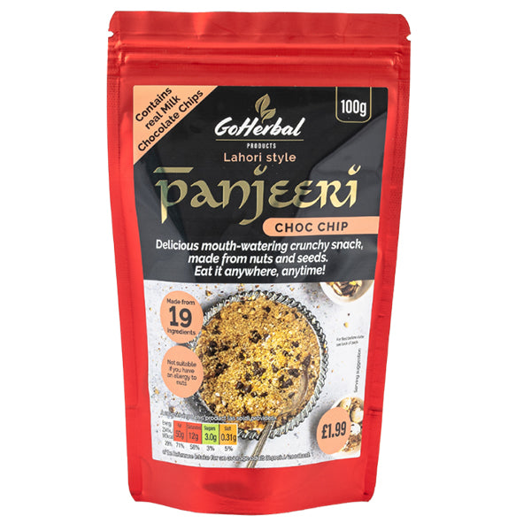 Go Herbal Panjeeri Choc Chip 100g @SaveCo Online Ltd