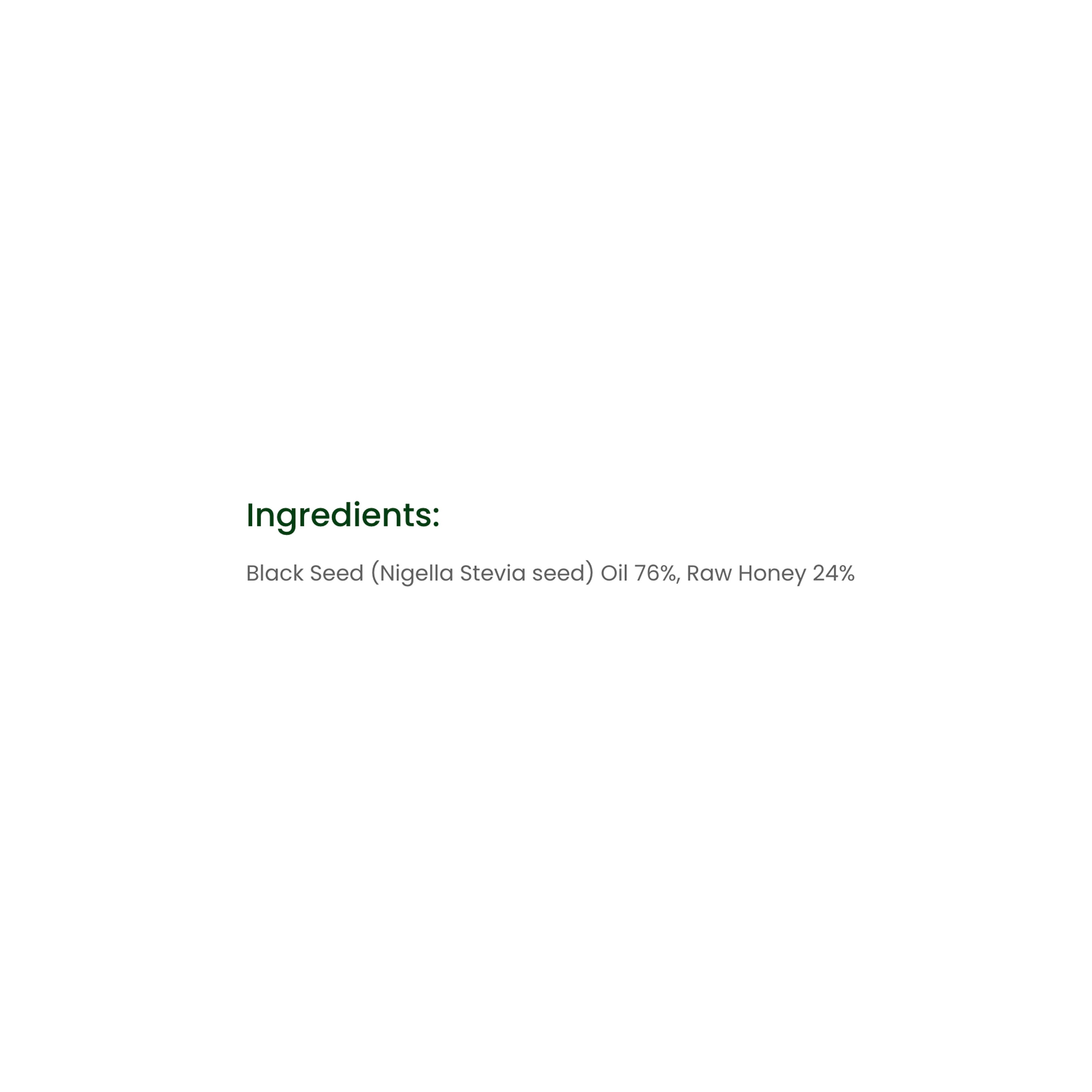 Go Herbal Black seed oil with honey 125ml @SaveCo Online Ltd