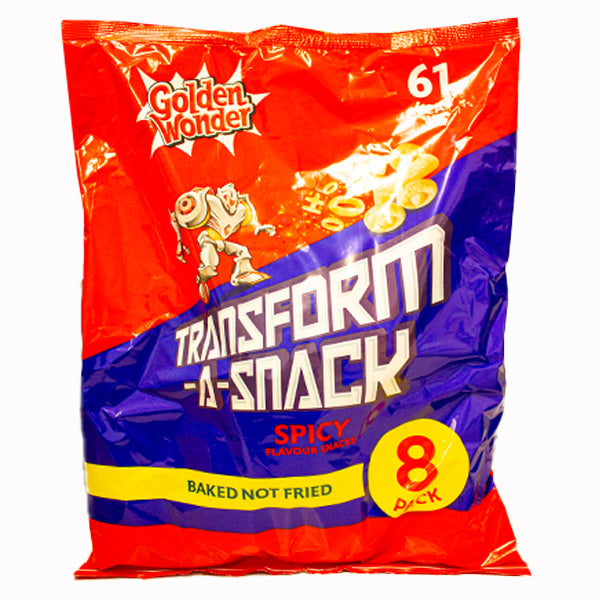 Transform A Snack Ranges Golden Wonder Transform-A-Snack Spicy Snacks 8pk |Online Grocery ...