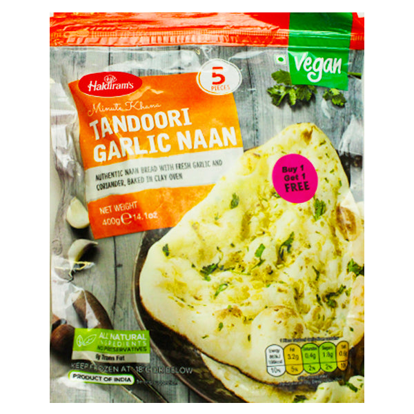 Haldiram's 5s Tandoori Garlic Naan @SaveCo Online Ltd