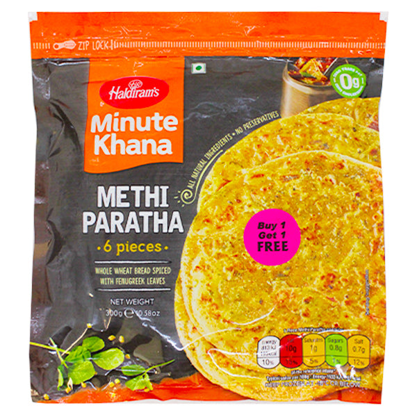 Haldiram's 6s Methi Paratha 300g @SaveCo Online Ltd