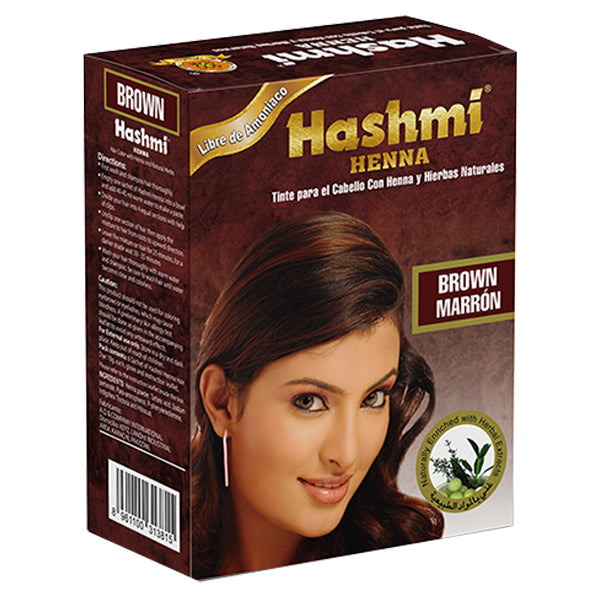 Hashmi Henna Hair Dye Brown 6pk @SaveCo Online Ltd