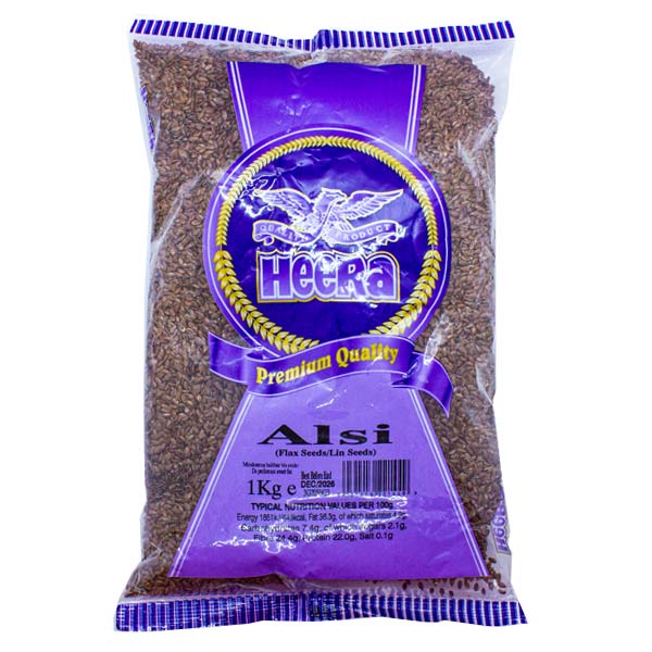 Heera Alsi Lin Seeds 1Kg| Indian Supermarket Online | SaveCo Online Ltd