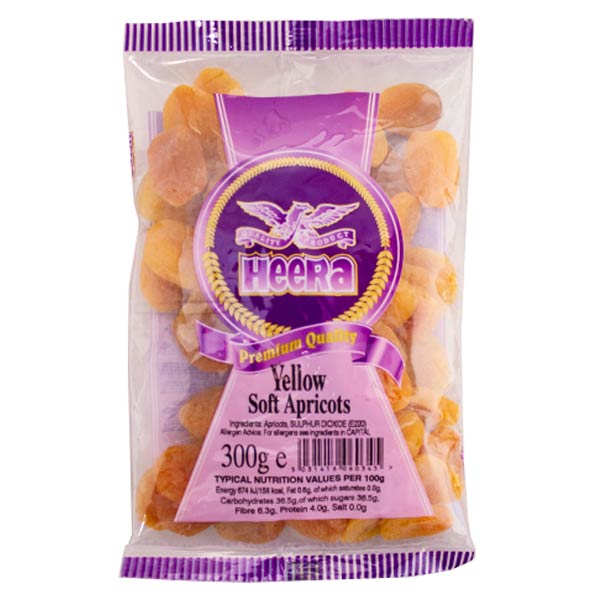 Heera Yellow Soft Apricots 300g @SaveCo Online Ltd