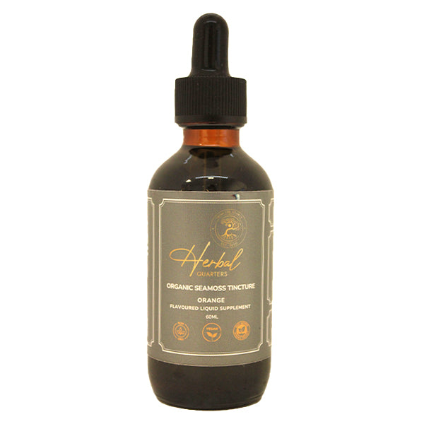 Herbal Quarters Organic Seamoss Tincture Orange Flavoured 60ml @SaveCo Online Ltd