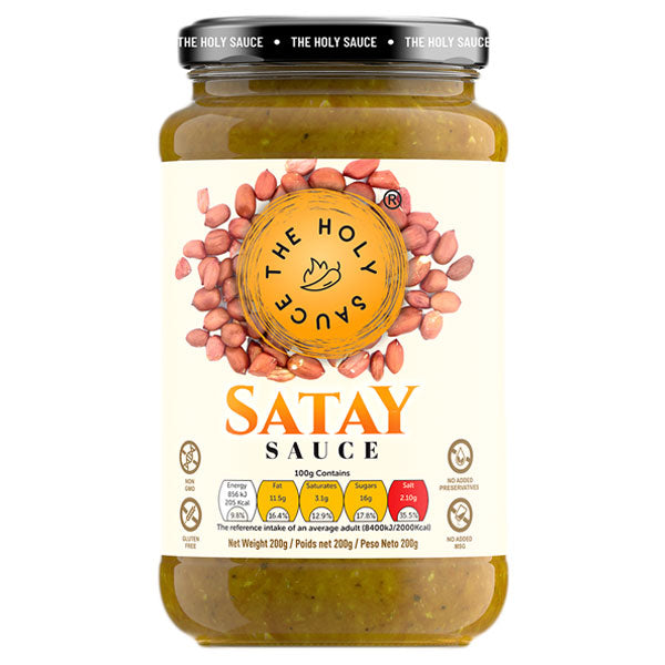 The Holy Sauce Satay Sauce 200g @SaveCo Online Ltd