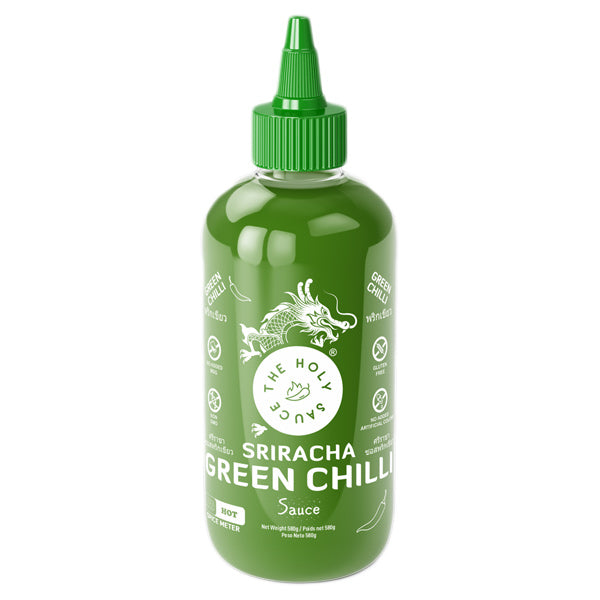 The Holy Sauce Sriracha Green Chilli Sauce 580g @SaveCo Online Ltd