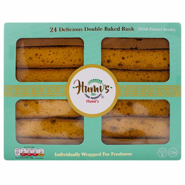 Humis 24 Cake Rusk With Fennel Seeds MULTI-BUY OFFER 2 For £7